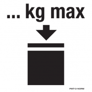 ... KG MAX. MAXIMUM GEWICHT - P12XX3F
