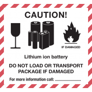 CAUTION! LITHIUM ION BATTERY ..... - P12XX5F