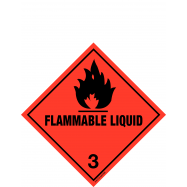 FLAMMABLE LIQUID, ADR KLASSE 3 - P12XX1B