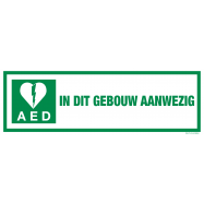 AED IN DIT GEBOUW AANWEZIG - P31XXA3
