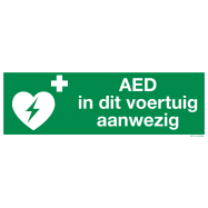 AED IN DIT VOERTUIG AANWEZIG - P31XXJ2
