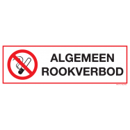 ALGEMEEN ROOKVERBOD - P32XXF2
