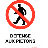 DEFENSE AUX PIETONS - P32XX73