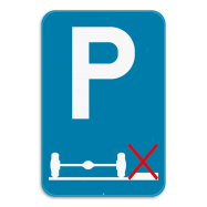 E9g stilstaan en parkeren borden: verplicht parkeren op de rijbaan - PKE9gREEKS