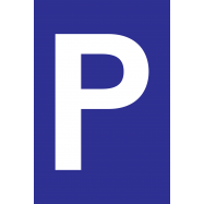 E9a stilstaan en parkeren borden:  parkeren toegelaten - PKE9aREEKS