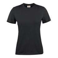 PRINTER - T-shirt Heavy Lady XS zwart 100% katoen 160gr