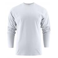 PRINTER - T-shirt Heavy LSL XS wit lange mouw, 100%katoen180gr