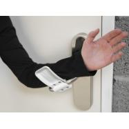 SAFETY SHOP - Hndvrije deuropnr, rond wit k Klink H 15mm