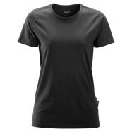 SNICKERS - 2516 dames T-shirt S zwart 100%katoen 160gr.