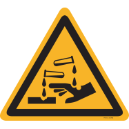 PIKT-O-NORM - BIJTENDE STOFFEN, DIBOND DRIEHOEK 200x2 MM ISO7010-W023