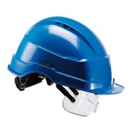 AUBOUEIX - F13 Iris+uitklapb.bril blauw helm zonder ventilatie