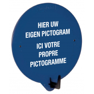 SECUPOINT OPBERGHAAK VOOR PBM's MET EIGEN TEKST OF PICTOGRAM - 0