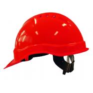 M SAFE - F11 helm MH6000 rood gevent. 6-punts plastic binnenwerk