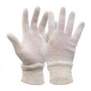 Ecru katoenen heren handschoen, Knitter 14-061 - S1022G52
