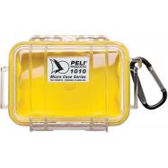 PELI™ - 1010 Micro Case geel/transp. binnenmaat:11.1x7.3x4.3cm