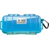 PELI™ - 1030 Micro Case blauw/transp. binnenmaat:16.2x6.7x5.2cm