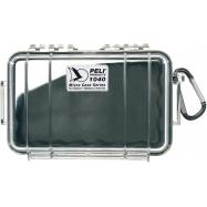 PELI™ - 1040 Micro Case zwart/transp. binnenmaat:16.5x9.8x4.4cm