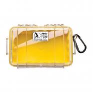 PELI™ - 1050 Micro Case geel/transp. binnenmaat:16x9.3x7cm