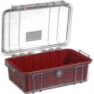 PELI™ - 1050 Micro Case rood/transp. binnenmaat:16x9.3x7cm