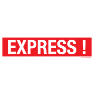 EXPRESS !, VINYL 200x50 MM - 0
