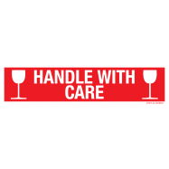 HANDLE WITH CARE, VINYL 200x50 MM - 0