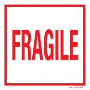 FRAGILE, VINYL 100x100 MM - 0