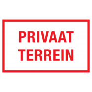 PIKT-O-NORM - PRIVAAT TERREIN, POLYPROP 400x250x1.5 MM