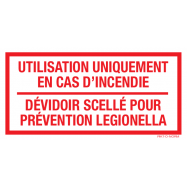 UTILISATION UNIQUEMENT EN CAS D'INCENDIE - P17XXV7