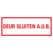 DEUR SLUITEN A.U.B. - P17XXK0