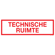 PIKT-O-NORM - TECHNISCHE RUIMTE, VINYL 250x80 MM