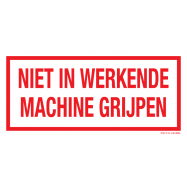 NIET IN WERKENDE MACHINE GRIJPEN - P17XXL1