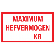 PIKT-O-NORM - MAXIMUM HEFVERMOGEN .....KG, VINYL 250x150 MM