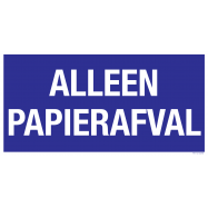 PIKT-O-NORM - ALLEEN PAPIERAFVAL, VINYL 300x150 MM