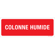COLONNE HUMIDE, VINYL 210x74 MM - 0