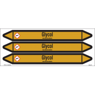 PIKT-O-NORM - GLYCOL, LEIDINGMERKER, GREENLINE VINYL, GELAMINEERD, 250x26 MM, 3/VEL