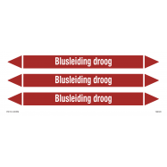 PIKT-O-NORM - BLUSLEIDING DROOG, LEIDINGMERKER, GREENLINE VINYL, GELAMINEERD, 250x26 MM, 3/VEL