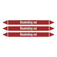 PIKT-O-NORM - BLUSLEIDING NAT, LEIDINGMERKER, GREENLINE VINYL, GELAMINEERD, 250x26 MM, 3/VEL