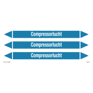 PIKT-O-NORM - COMPRESSORLUCHT, LEIDINGMERKER, GREENLINE VINYL, GELAMINEERD, 250x26 MM, 3/VEL