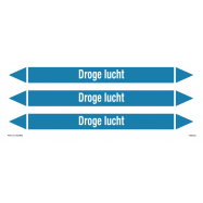 PIKT-O-NORM - DROGE LUCHT, LEIDINGMERKER, GREENLINE VINYL, GELAMINEERD, 250x26 MM, 3/VEL