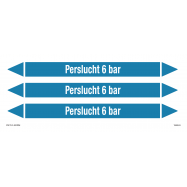 PIKT-O-NORM - PERSLUCHT 6 BAR, LEIDINGMERKER, GREENLINE VINYL, GELAMINEERD, 250x26 MM, 3/VEL