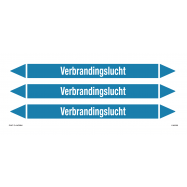 PIKT-O-NORM - VERBRANDINGSLUCHT, LEIDINGMERKER, GREENLINE VINYL, GELAMINEERD, 250x26 MM, 3/VEL