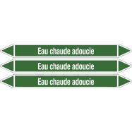 PIKT-O-NORM - EAU CHAUDE ADOUCIE, LEIDINGMERKER, GREENLINE VINYL, GELAMINEERD, 250x26 MM, 3/VEL