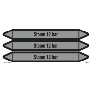 PIKT-O-NORM - STOOM 12 BAR, LEIDINGMERKER, GREENLINE VINYL, GELAMINEERD, 250x26 MM, 3/VEL