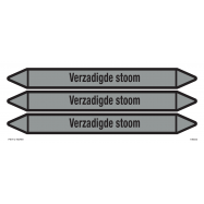 PIKT-O-NORM - VERZADIGDE STOOM, LEIDINGMERKER, GREENLINE VINYL, GELAMINEERD, 250x26 MM, 3/VEL