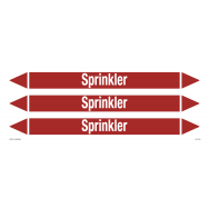 PIKT-O-NORM - SPRINKLER, LEIDINGMERKER, GREENLINE VINYL, GELAMINEERD, 355x37 MM, 3/VEL