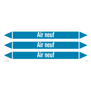 PIKT-O-NORM - AIR NEUF, LEIDINGMERKER, GREENLINE VINYL, GELAMINEERD, 355x37 MM, 3/VEL