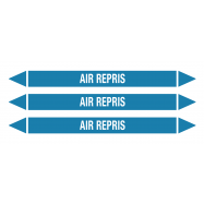 PIKT-O-NORM - AIR REPRIS, LEIDINGMERKER, GREENLINE VINYL, GELAMINEERD, 355x37 MM, 3/VEL