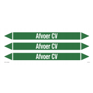 PIKT-O-NORM - AFVOER CV, LEIDINGMERKER, GREENLINE VINYL, GELAMINEERD, 355x37 MM, 3/VEL