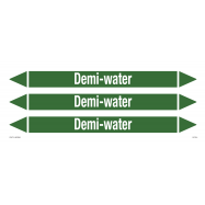 PIKT-O-NORM - DEMI-WATER, LEIDINGMERKER, GREENLINE VINYL, GELAMINEERD, 355x37 MM, 3/VEL