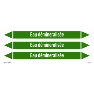 PIKT-O-NORM - EAU DÉMINERALISÉE, LEIDINGMERKER, GREENLINE VINYL, GELAMINEERD, 355x37 MM, 3/VEL